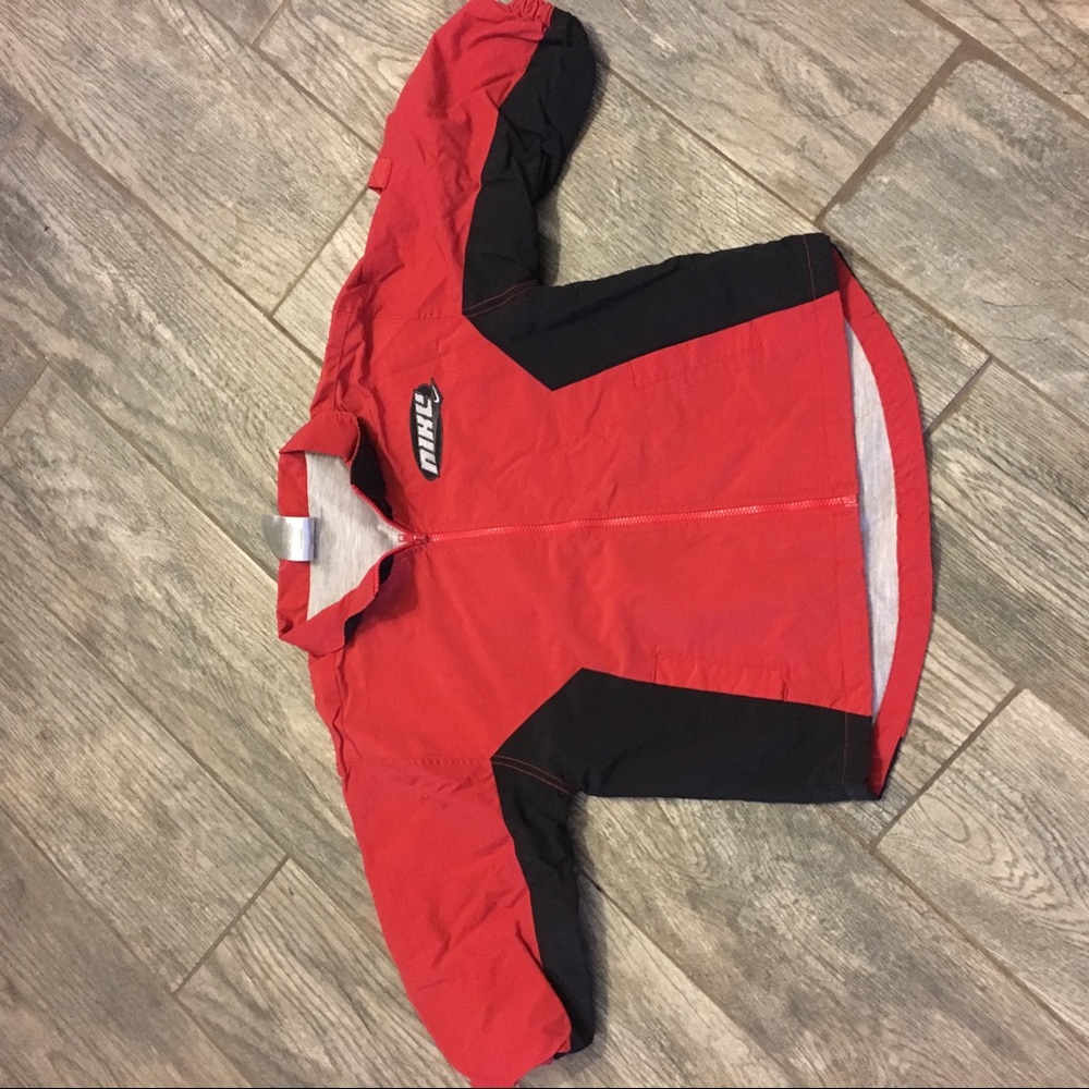 Nike toddler 3t light jacket red/black